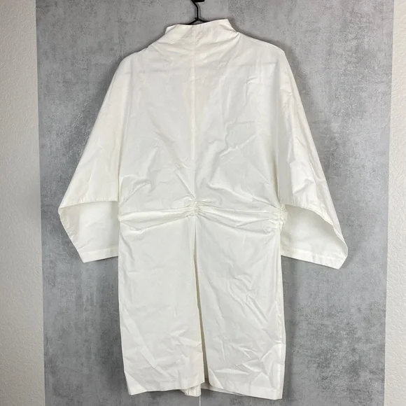 Zara white gathered dress - Picture 8 of 8